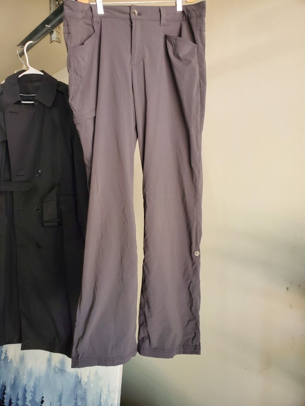 Gray Eddie Bauer Womens L Outdoor Stretch Pants